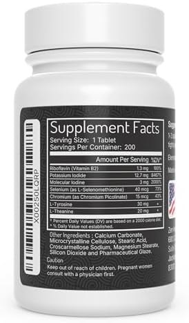 Zen Haus thyroid plus immune support tablets container showing capsule count