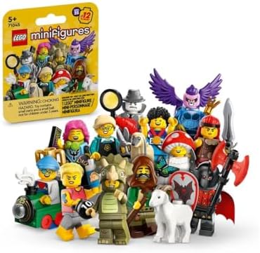 A selection of assembled Series 25 characters with their authentic accessories displayed on a flat surface.