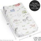 Full view of the folded changing pad cover accessory
