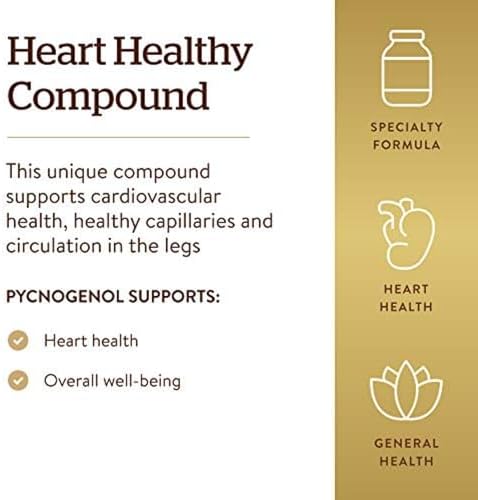 Solgar Pycnogenol French maritime pine bark extract supplement capsule bottle