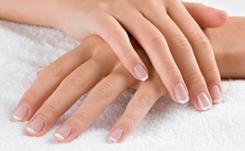 Close up of Valmy nail care packaging for nail growth