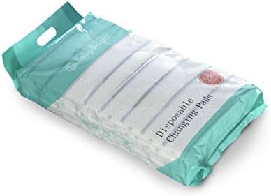 Baby Bright disposable diaper changing pads unfolded flat view