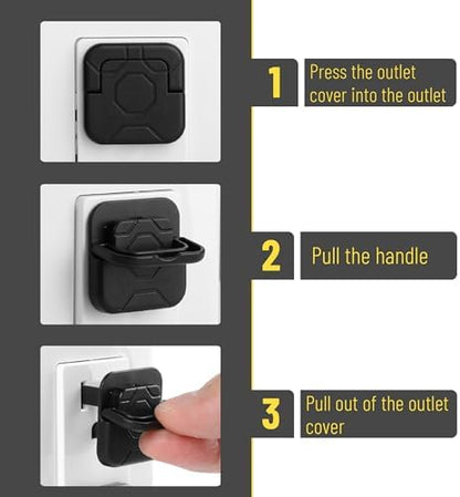 Close up view of the hidden U-ring handle on Bates Choice outlet cover