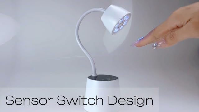 Daqvq white nail dryer packaging and complete device layout