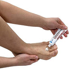 Imported Globe Clotrimazole one ounce antifungal tube with protective cap highlighting non-staining formula