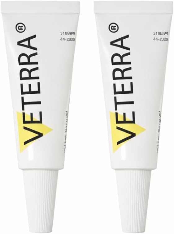 Veterra ophthalmic pet eye ointment double pack for dogs and cats.