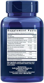 Life Extension Bone Restore 120 capsules supplement label details