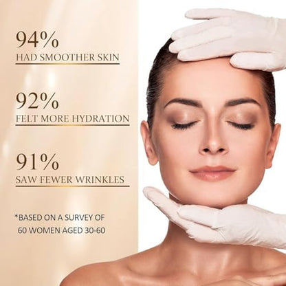 Prypug overnight wrinkle treatment patches demonstrating the clear and comfortable non irritating material.