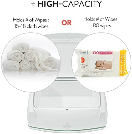 Package contents including the everFRESH pillow and four reusable bamboo cloth wipes