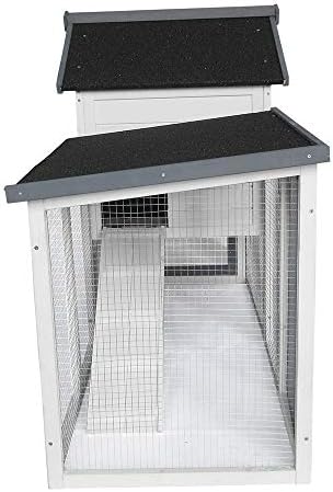BIRASIL 48 inch hutch showing metal slide bolt door locks and wire mesh