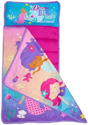 Baby Boom Mermaid toddler mat with attached blanket and pillow