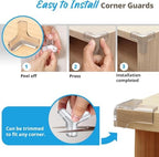 Full kit of baby safety furniture protectors by Komfortology
