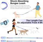 Reflective stitching on Vaannqouu dog running leash