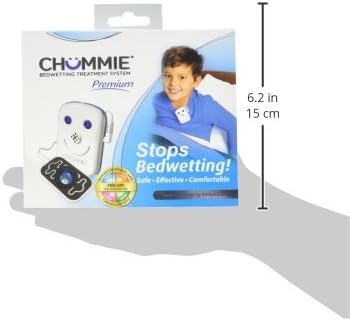 Blue Chummie Premium bedwetting monitor for children showing the microprocessor control face.