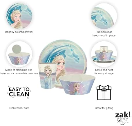 Three piece Frozen 2 mealtime set for toddlers