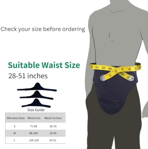 Person wearing GBmates ostomy bag cover for comfort