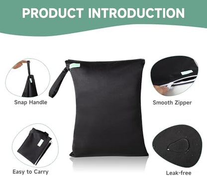 Wegreeco wet dry bag showing dual zipper compartments