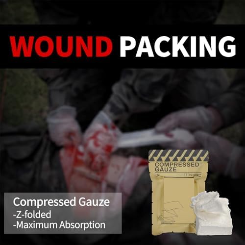 RHINO RESCUE compact medical gauze pack for individual first aid kits