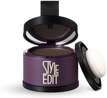 Style Edit temporary hair color concealer open compact showcasing internal mirror