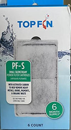 Top Fin Silenstream replacement cartridges size display