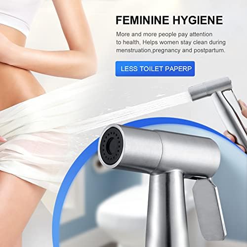 Complete packaging view of the Qiuyuxin handheld bidet sprayer set