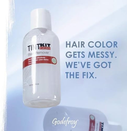 Godefroy hair dye remover squeeze bottle for cleaning hairline tint residue