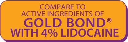 Back label of Globe 1.75 ounce lidocaine cream displaying active ingredients and external use safety warnings.