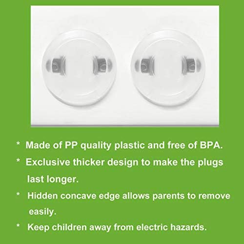 PandaEar clear socket covers showing discreet home integration
