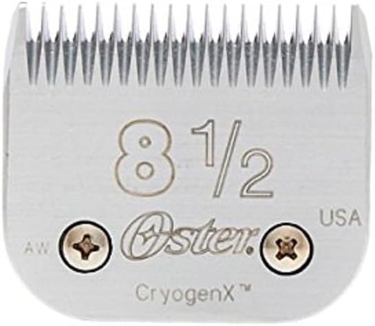 Oster high carbon steel surgical pet clipper blade close up