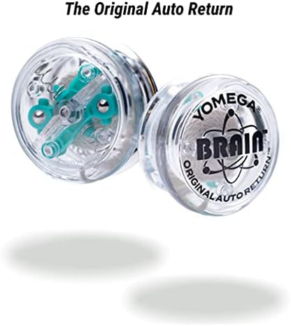 Yomega The Original Brain - Professional Yoyo for Kids and Beginners, Responsive Auto Return Yo Yo Best for String Tricks + Extra 2 Strings & 3 Month Warranty (Clear) - Image 4