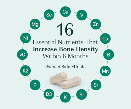 Detailed ingredient list on AlgaeCal bone supplement packaging