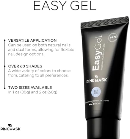 Pink Mask Easy Gel label details and size