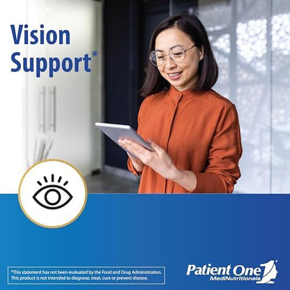 Patient One Meso-Z Vision supplement label details for eye health