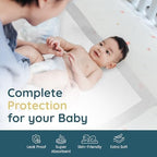 Reli premium changing pads lifestyle setup on changing table