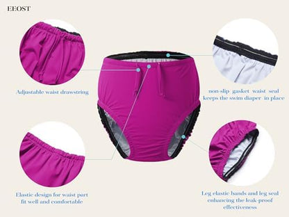 Side view of Eeost special needs waterproof swim cover