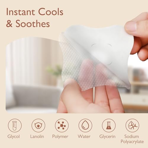 Hydrogel nipple pads 12 count pack contents