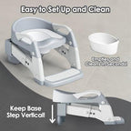 Argenens toddler toilet training set showing the included weekly magnetic tracking chart and overall product components.