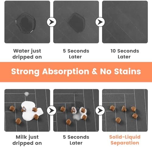 Dk177 Dog And Cat Water Dispenser Mat quick dry surface texture