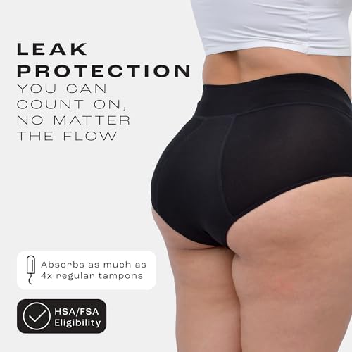 Bambody period panties with soft waistband for comfortable overnight protection