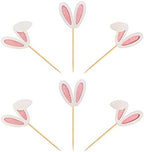 Variety pack of Easter theme rabbit ear cupcake picks