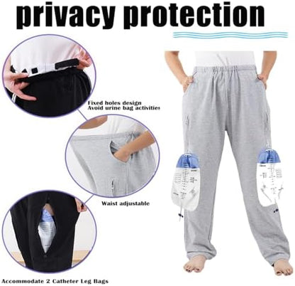 Lmaray medical trousers fabric detail showing breathable cotton polyester blend.
