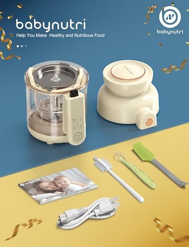 BabyNutri twelve ounce baby food maker on a modern kitchen countertop