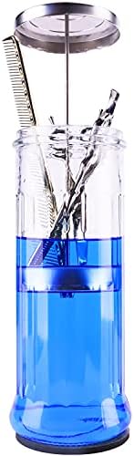 Zibarber sterilizing jar showing non-slip sponge pad base