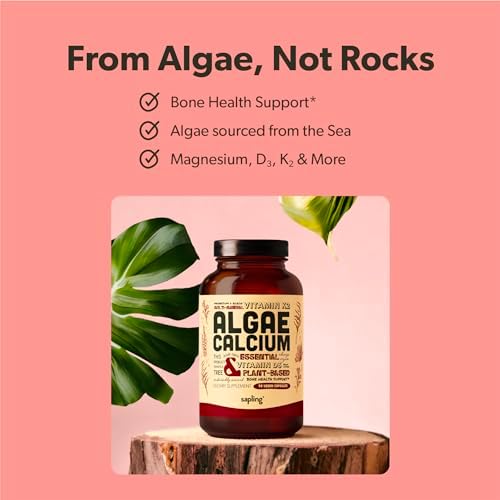 Sapling Algae Calcium ingredients list and mineral complex