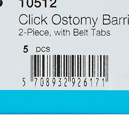 USA imported Coloplast trim to fit skin barrier box of five pack packaging view