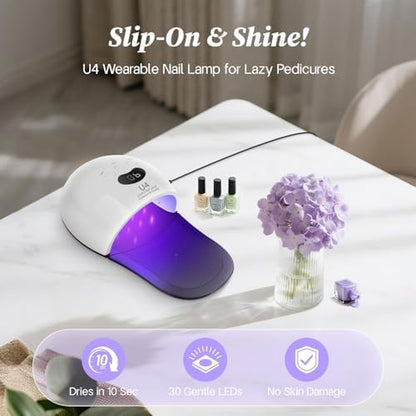 Jazalz nail lamp packaging and contents