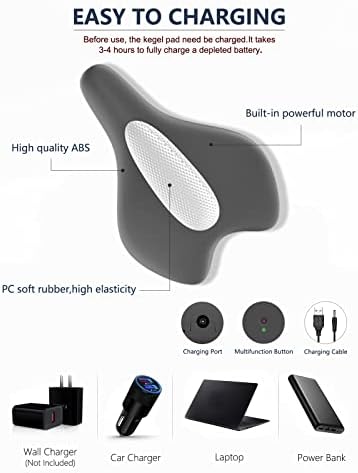 Close up of pelvic floor muscle training device for inner thigh and hip exercise.