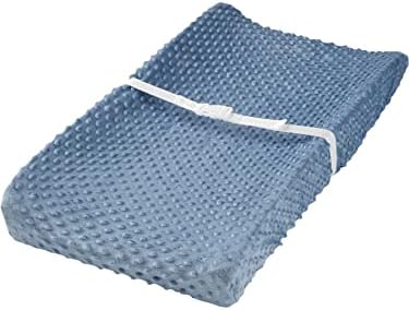 Close-up of the soft minky dot texture on the Carter's unisex diaper changing cover set