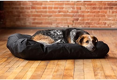ANANMEI scratch resistant puppy bed outer shell protector being zipped open
