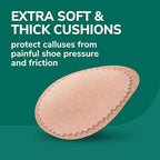 Close up of medicated disc application for targeted callus removal